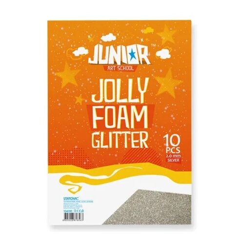 Junior jolly glitter foam eva pena sa šljokicama a4 10k - odaberite nijansu srebrna ( 134191 ) Cene