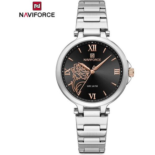 Naviforce Ženski ručni sat Kvarcni mehanizam CRNI NF5060 Cene