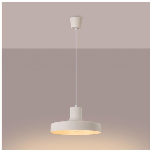 Sollux SL.1704 - visilica na sajli bilo 1xE27/15W/230V, prečnika 35 cm, krem Cene