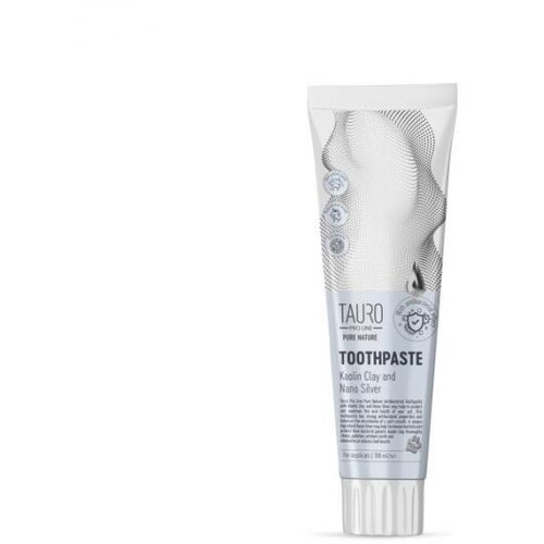 Tauro Pro Line PURE NATURE Toothpaste White clay&Zeolit with Silver Nanoparticles 100ml Cene