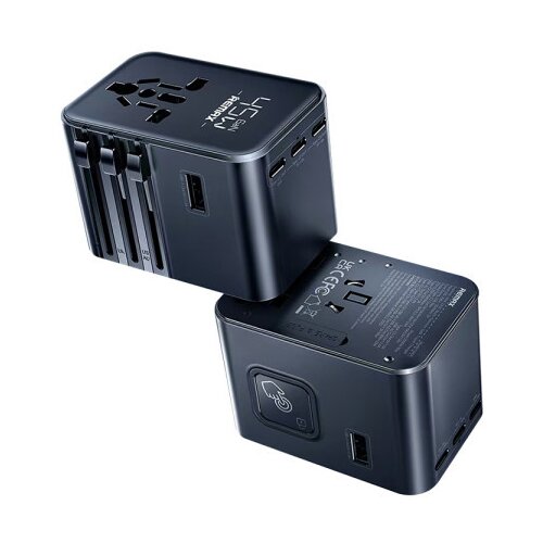 Remax Strujni multifunkcionalni punjac 45W UK/EU/US/AU beli Slike