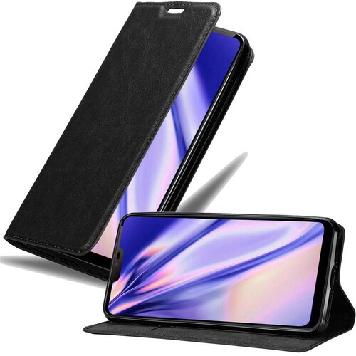 Cadorabo Ohi&scaron;je, združljivo z LG G7 ThinQ / FIT / ONE v nočna črna - Za&scaron;čitni ovitek z magnetnim zapiranjem, stoječo funkcijo in režo za kartice, (20549158) Cene