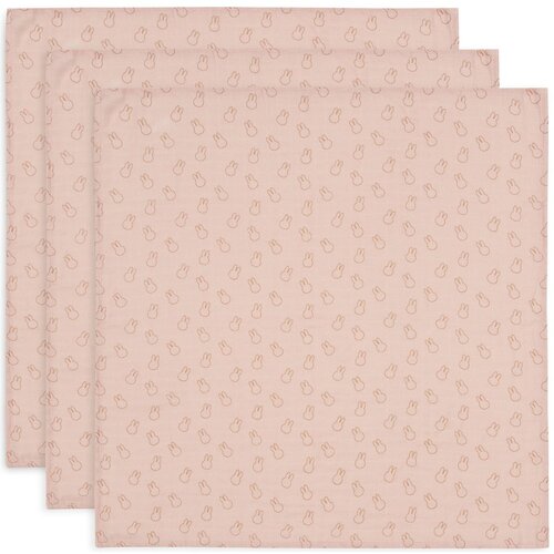 Jollein tetra pelena Miffy Silhouettes wild rose Slike