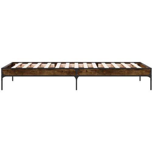 vidaXL okvir za krevet boja hrasta 120x200cm konstruirano drvo i metal Cene