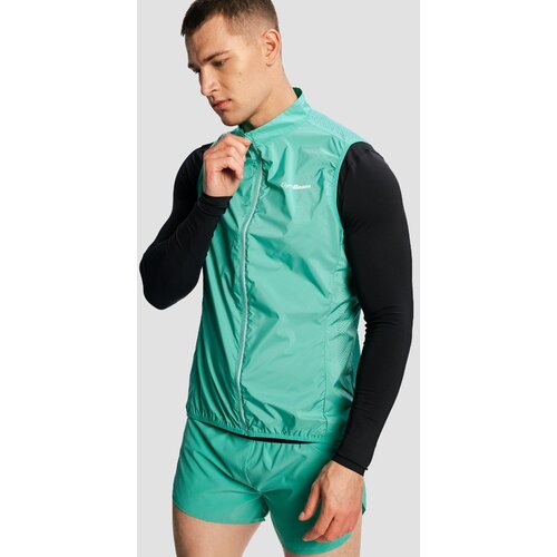 GymBeam mu&amp;scaron;ki prsluk za trčanje pulse x green Slike