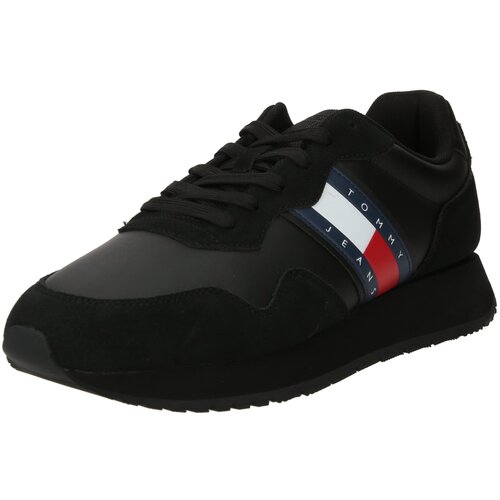 Tommy Jeans Niske tenisice 'Essential' tamno plava / svijetlocrvena / crna / bijela Cene