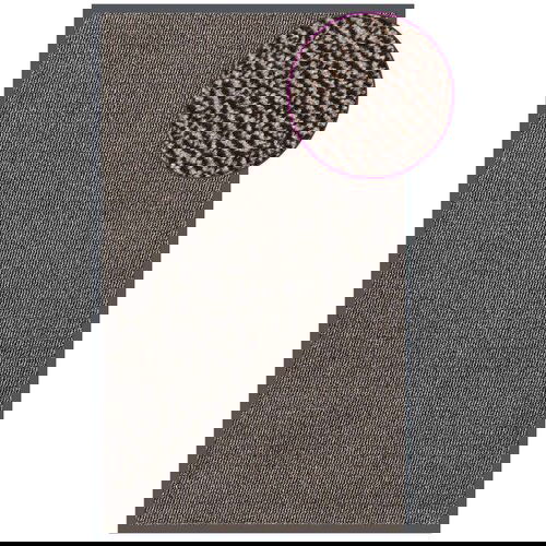 vidaXL Predpražnik taftani 90x150 cm temno rjav Cene