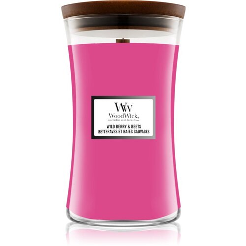 WoodWick wild berry & beets dišeča svečka 275 g unisex Cene