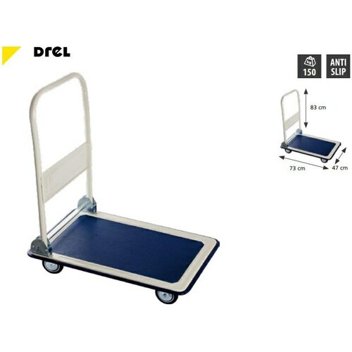 DREL/CONDOR Drel 4-kolesarski skladiščni vesla 150kg platforma 73x47cm, (21108278) Cene
