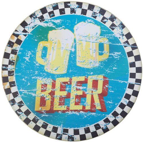 Shumee Okrogla okrasna tabla za pivo, (21399565) Cene
