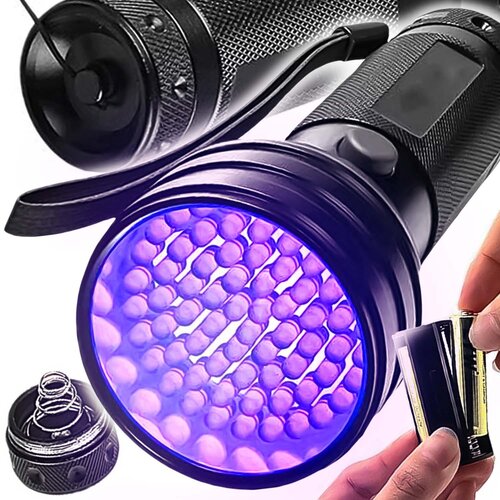 VERKGROUP Alu. 51 UV LED ročna svetilka črna, (21226284) Slike