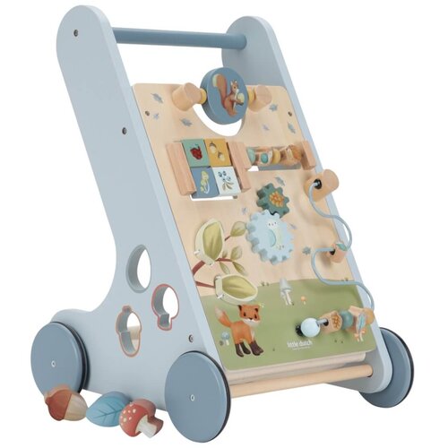 Little Dutch&amp;reg; aktivna drvena kolica baby walker sailors bay Slike