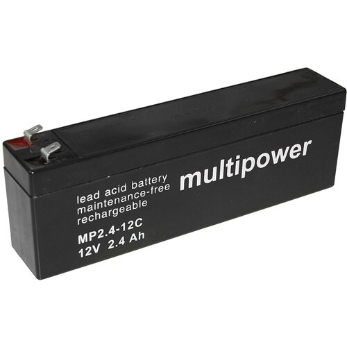 Multipower PB-12-2\,4-4\,8 MP2\,4-12C svinčeni akumulator 12 V 2.4 Ah svinčevo-koprenast (Š x V x G) 178 x 66 x 34.5 mm ploščati vtič 4\,8 mm obstojnostni cikel\, brez vzdrževanja\, nizko sa, (20439203) Cene