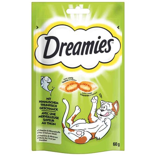 Dreamies mačji prigrizek - Varčno pakiranje: s tuno (6 x 60 g) Cene