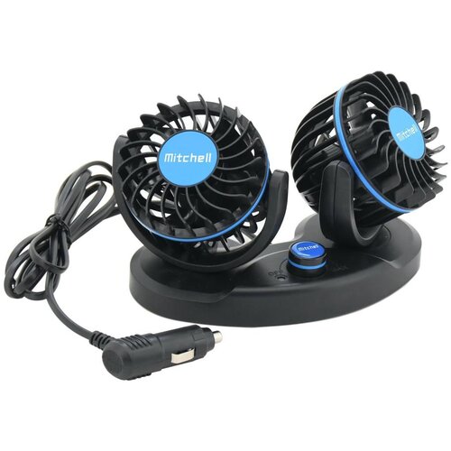  ventilator za tablu automobila 4W/12V crni Cene