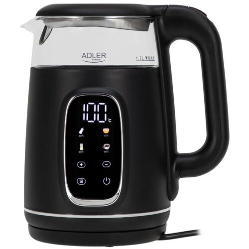 Adler Grelnik vode AD 1305-BS, 2200W, 1.7L, LED, črno-srebrn, (5000007906) Cene