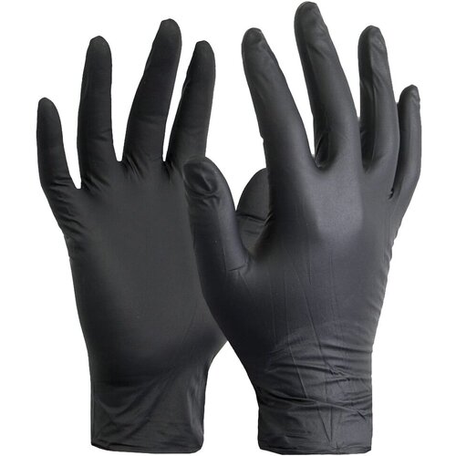 Vigor Nitrilne rukavice V6434-XL, XL, Crne Slike