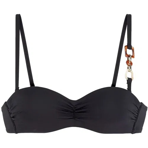 Lascana Bikini zgornji del 'WireBandeau-Top Yves LAS' črna