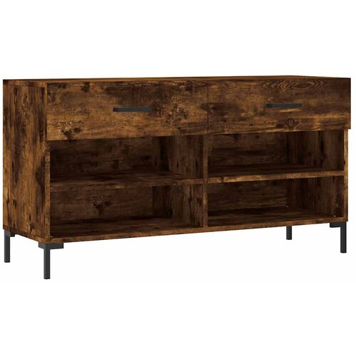  Klupa za cipele boja hrasta 102 x 35 x 55 cm konstruirano drvo Slike