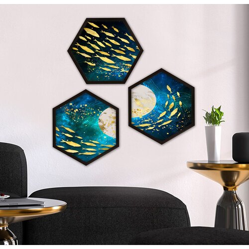 Wallity Uokvirena slika 6GEN1613488, 35x35 cm, 3 dijela Cijene