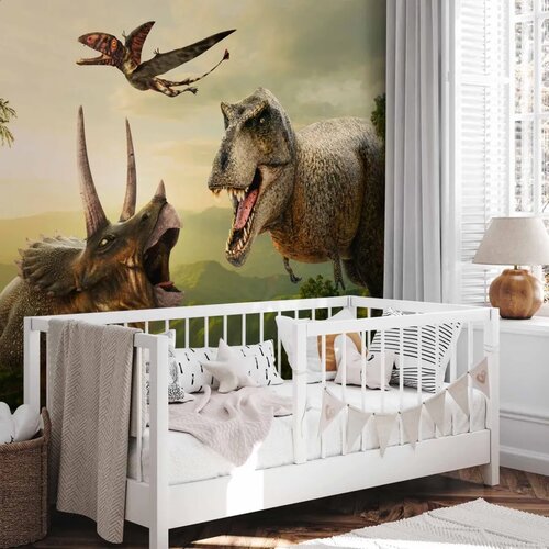  Foto tapeta - Dinosaur Square 350x256 Vodootporna Slike