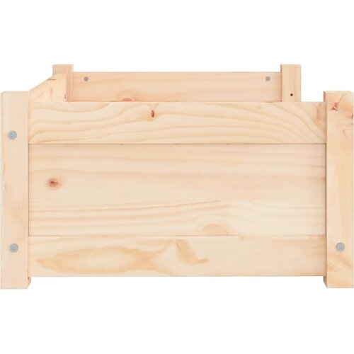  Krevet za pse 65,5x50,5x28 cm Masivni borov drvo Slike