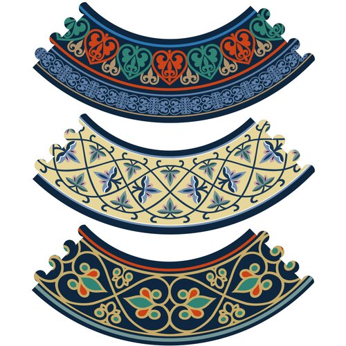 Perun Grafix Abažur kupa Ra&scaron;ka Ornamentika, 3 komada Cene