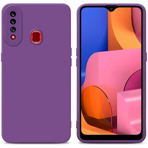 Cadorabo Case, združljiv s Samsungom v tekočini Matte Purple - za&scaron;čitni pokrov iz fleksibilnega silikona TPU, (20603234) Cene