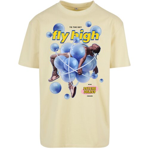 Mister Tee Psychadelic Oversize T-shirt soft yellow Cene