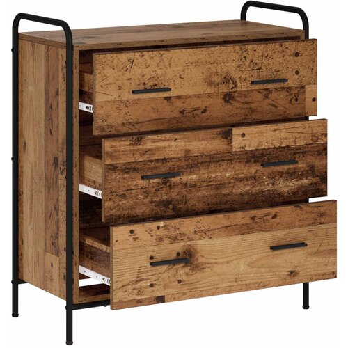  Kreveta Staro drvo 97 x 33 x 81 cm Konstruirano drvo Slike
