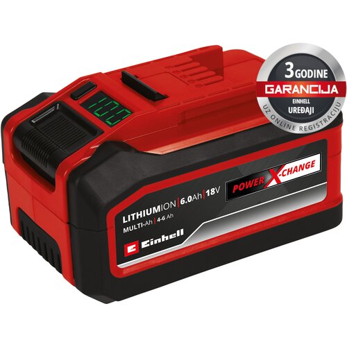 Einhell Power-X-Change Plus baterija 18V 4-6Ah Multi-Ah Slike