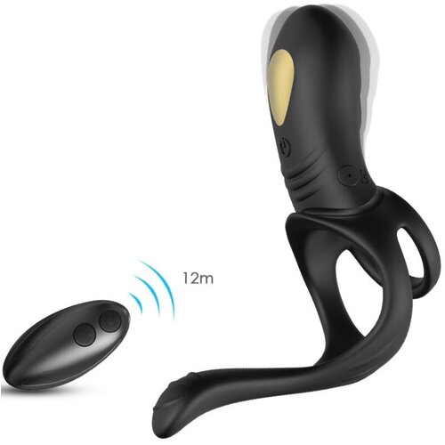 Armony Joy Jumper Ring Vibrator for Couples & Anal Plug Remote Control Black Cijene