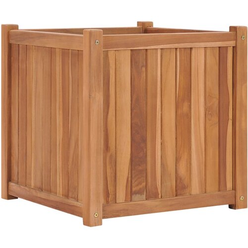 vidaXL Visoka greda 50x50x50 cm trdna tikovina Cene