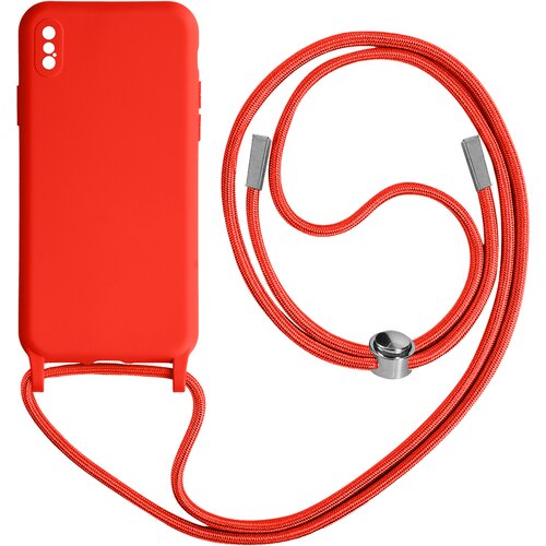 Avizar Vrvno ohi&scaron;je za iPhone XS Max Mehak dotik, Rdeča, (5000015460) Cene