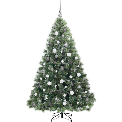 VidaXL Umjetno božićno drvce s stalakom Zelena 180 cm PE i PVC Slike