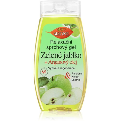 Bione Cosmetics Green Apple + Argan Oil gel za tu&amp;scaron;iranje 260 ml Slike