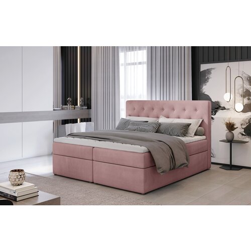  BEZVREMENSKI BOX SPRING KREVET LOREE-mat velvet 63-180x200 Slike
