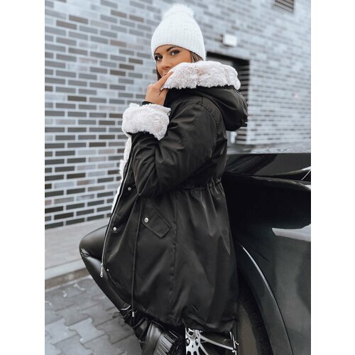 DStreet STARBURST women's winter parka jacket black Cene