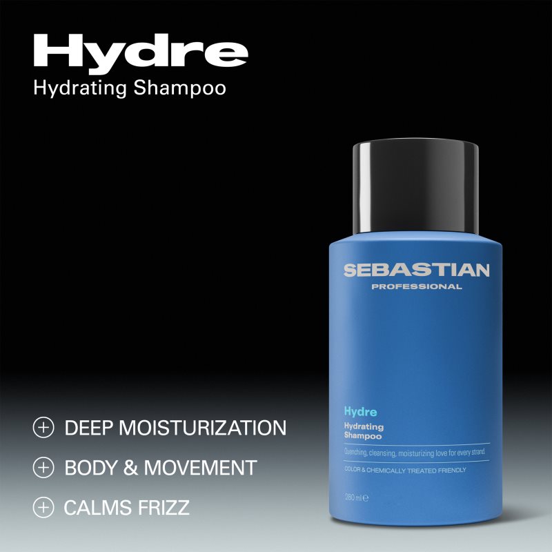 Sebastian Professional Hydre &amp;scaron;ampon za suhu i o&amp;scaron;tećenu kosu 1000 ml Slike