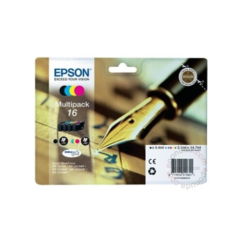 Epson DURABrite Ultra Multipack T 162 BK/C/M/Y T 1626 Slike