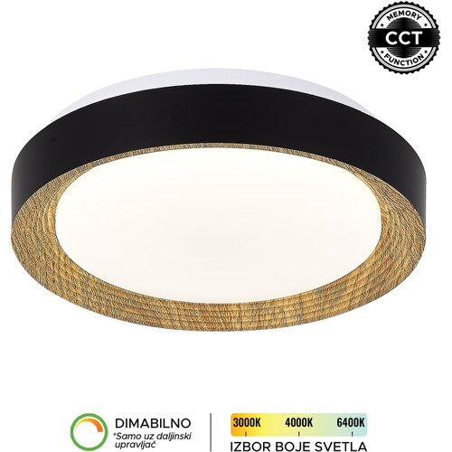 Forma LED plafonjera LP-405-54R BK+WD Cene