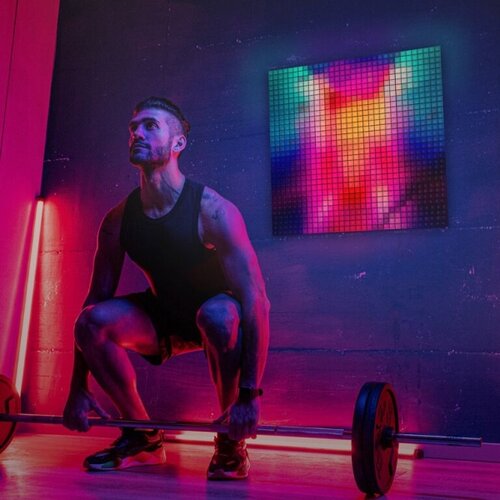 TWINKLY TWQ064STW-01-BUSB - led rgb panel squares, 64 led diode, 16x16 cm, wi-fi Slike