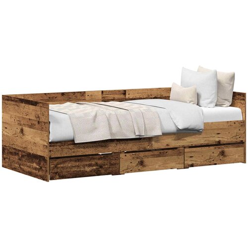  Krevet na dan Staro drvo 90 x 190 cm Konstruirano drvo Slike