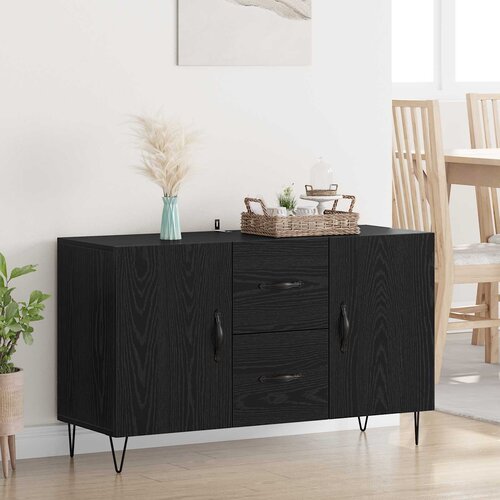  Kreveta Crni hrast 100 x 36 x 60 cm Konstruirano drvo Cijene