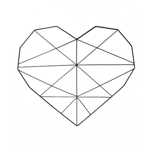 Master Nosač žičani zidni Srce 52x50x5cm 9044 Cene