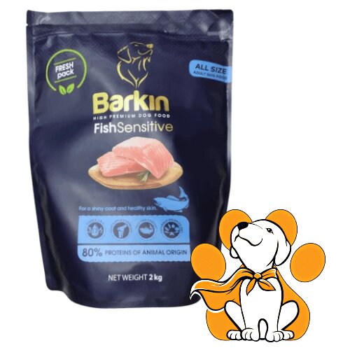 Barkin High Premium Fish Adult 2kg, Hrana Na Bazi Ribe Za Pse Svih Rasa Cene