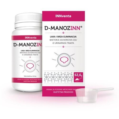 INNVENTA D-Manozinn Prašak za prevenciju i dodatak u terapiji infekcija urinarnog trakta, 62.6g Cene