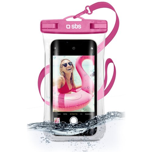 Sbs Water Selfie Case pink bis zu 6,8" Cene