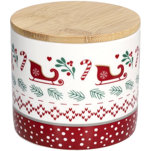 Tognana Tegla New Milk&amp;amp;C Let It Snow, Sa drvenim poklopcem, 37 cl, &amp;Scaron;arena Slike