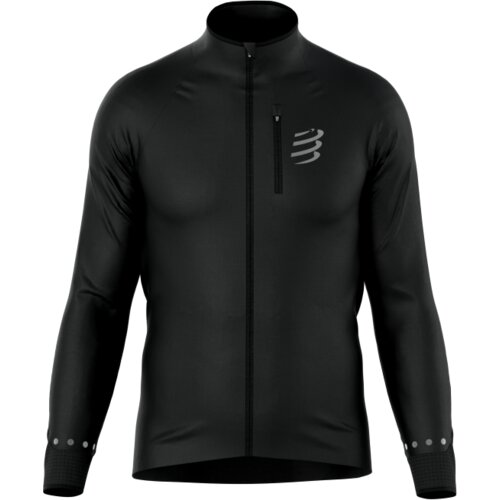 Jakna Compressport Hurricane Windproof Jacket Black - M Cijene